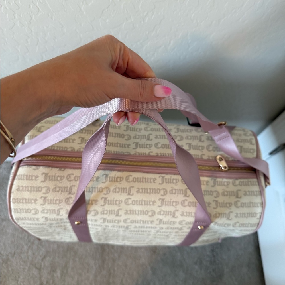 NWT - Juicy Couture "Miss Juicy" Weekender Duffle Bag Pink Diamond - Picture 6 of 8